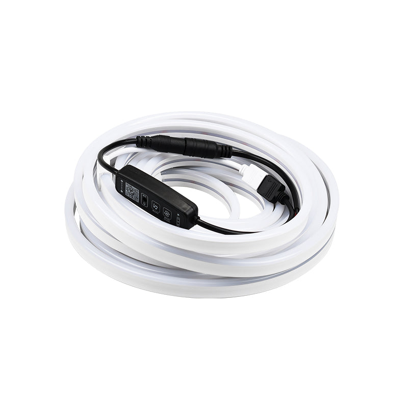 Tesla frunk met Grundig LED strip — volledige omtrekverlichting