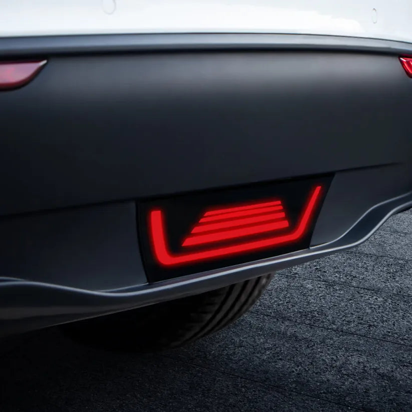 Grundig Zebra-Style LED Rear Light Bar for Tesla Model Y – Brake & Turn Signal