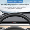 Mini affichage tête haute HUD pour Tesla Model 3/Y, compteur de vitesse LCD intégré au design encastré Grundig