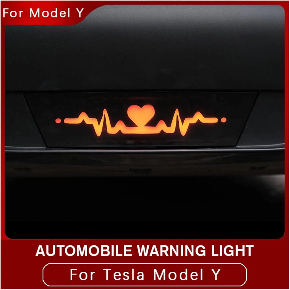 Grundig Heartbeat-Style LED Rear Light Bar for Tesla Model Y – Brake & Turn Signal