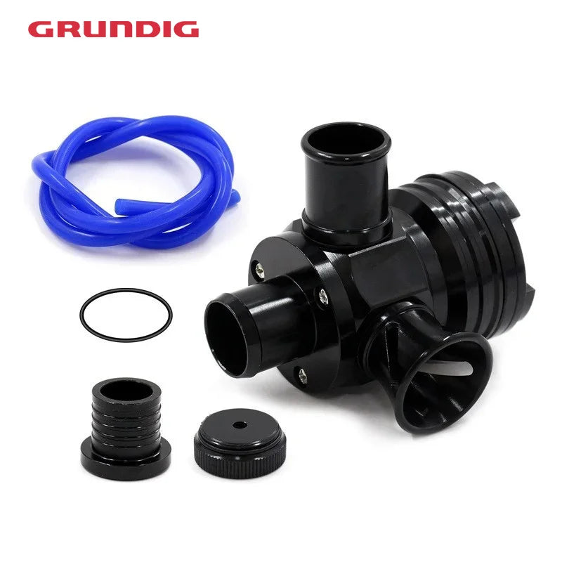 Grundig Diverter Turbo Blow off Valve BOV Boost for VW Audi 1.8T 2.7T Jetta Beetle Black