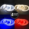 Bandeau lumineux LED Grundig pour coffre de Tesla Model Y/3 Highland, éclairage intérieur intelligent en silicone étanche à double couleur, blanc chaud et blanc froid commutables