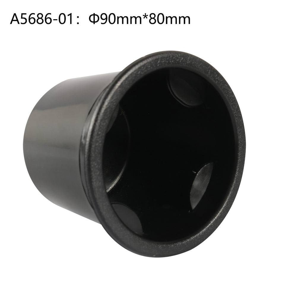 Grundig Black Plastic Cup Drink Holder Insert for Marine Boat RV Camper
