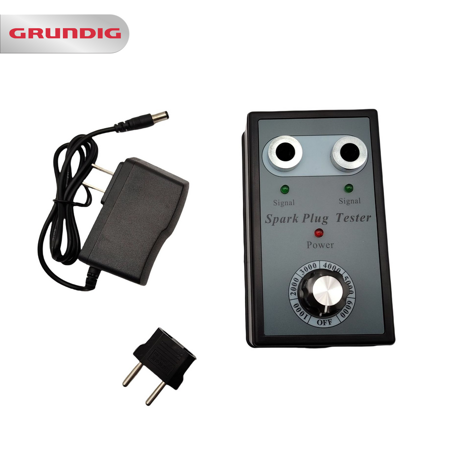 Grundig Zündkerzenprüfer für Traktoren/Oldtimer/Wohnmobile, tragbarer Automobil-Motorzündspulenprüfer, Plug & Play – Expertenprüfung ohne Aufwand
