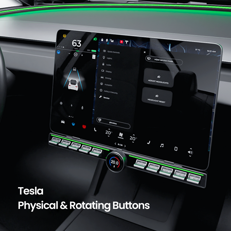 Grundig Multifunktion Intelligente Steuerung Physische & Drehknöpfe für Tesla Model 3/Y/ Highland