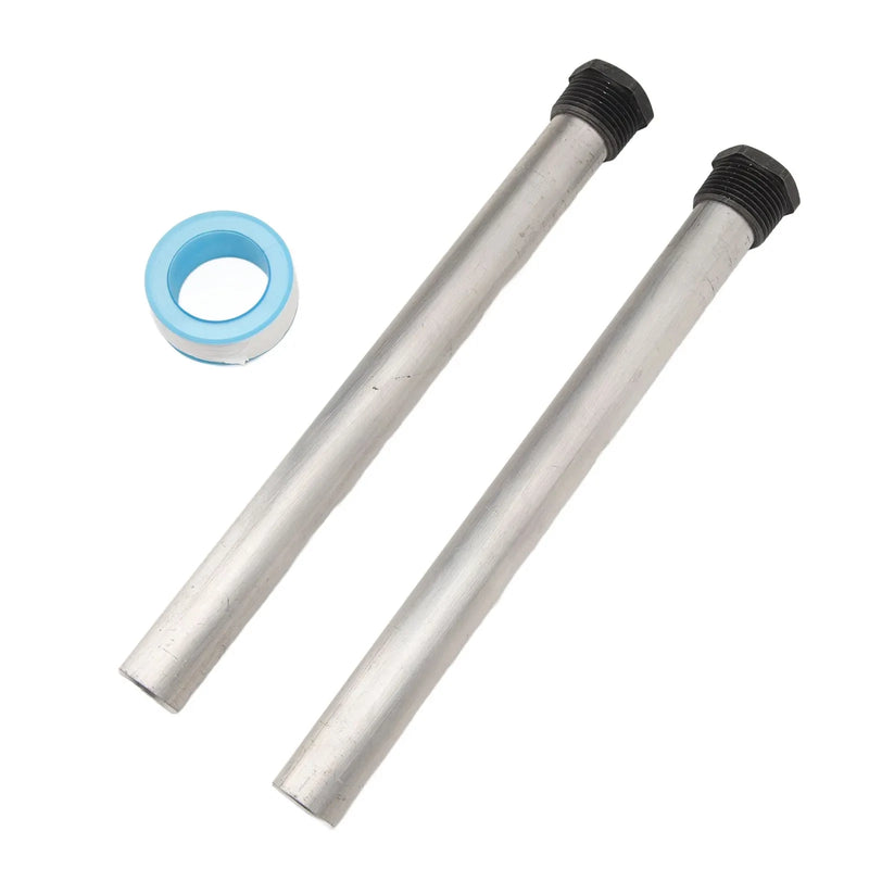 Grundig Auto Grundig 2-Pack RV Water Heater Magnesium Anode Rod with Tape - Fits Suburban & Mor-Flo 3/4 Inch NPT