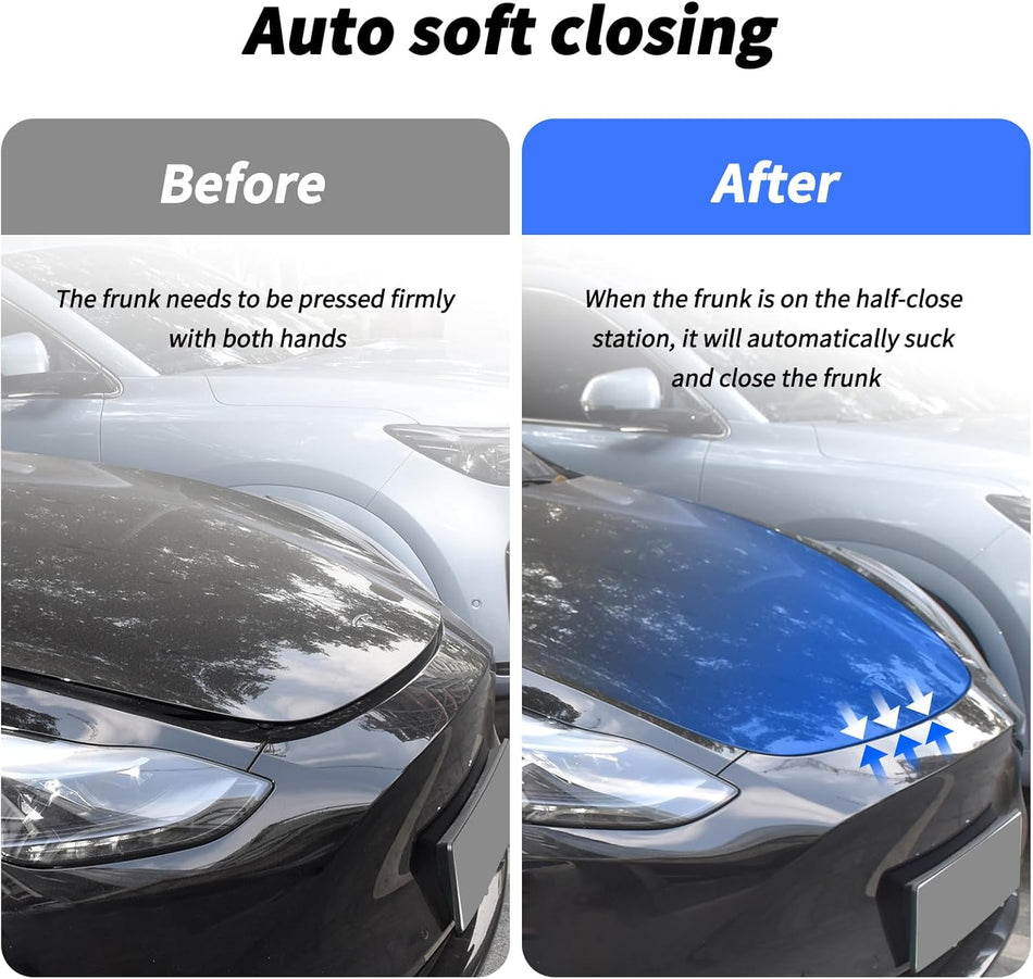 Grundig Power Frunk Soft Closing Schloss für Tesla Model Y, Model 3, Model X, Model S