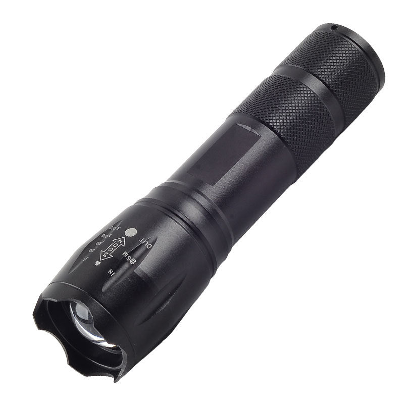 Grundig Flashlight,Rechargeable  LED, Aluminum Alloy, Telescopic Zoom, Camping, Portable