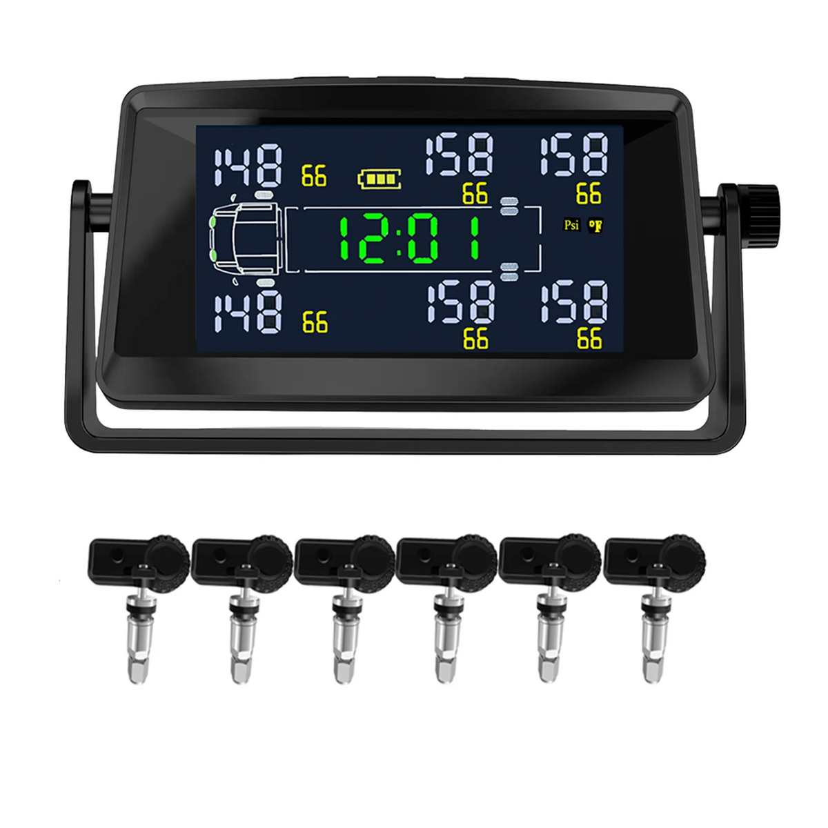 GRUNDIG S04 kit with six internal tire-pressure sensors